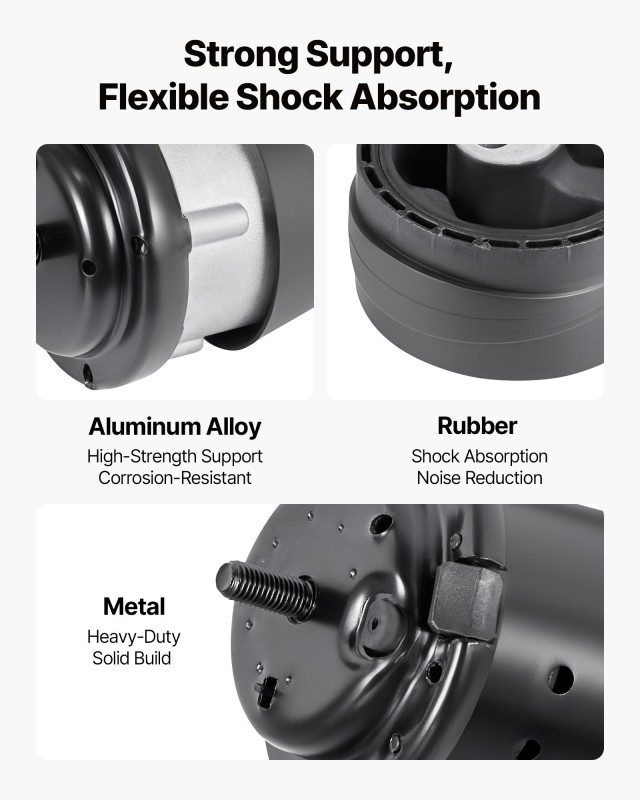 VEVOR Σετ Στήριξης Κινητήρα & Κιβωτίου, 4 Τεμάχια, Συμβατό με Chevr...