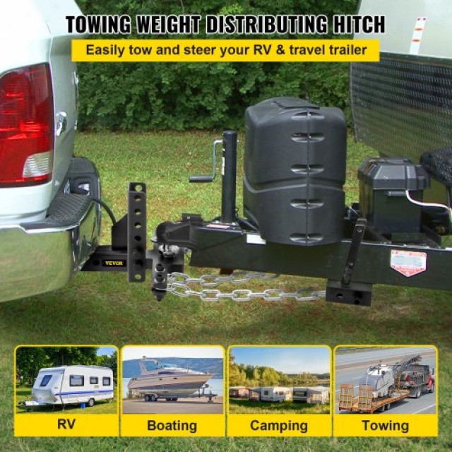 Ζυγιστικό Σύστημα Ρυμούλκησης VEVOR με Έλεγχο Ταλάντωσης, 1000 lb Δ...