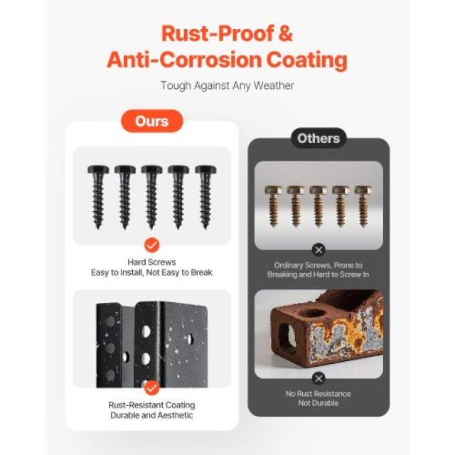 VEVOR 12 Τεμάχια Κρυφές Βάσεις Δοκών για Δοκό 49x92 mm TLDJ12PCSYZS...