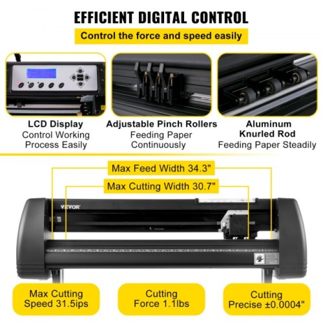 VEVOR Κοπτικό Βινυλίου 34 με Λογισμικό SignCut για Windows/MAC  KZJFLEXI870MMF0WYV2