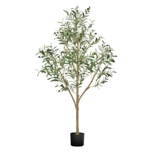 VEVOR Ψηλή Τεχνητή Ελιά 150cm με Γλάστρα για Σπίτι ή Γραφείο RZS5FT...