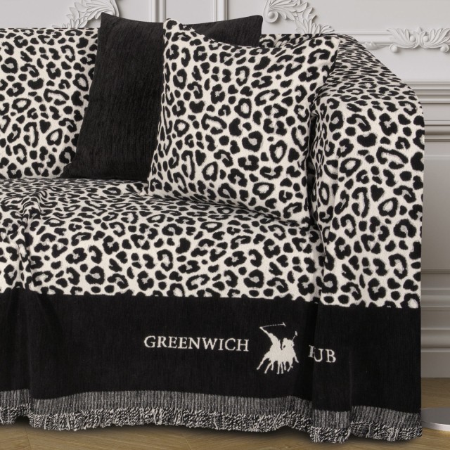 GREENWICH POLO CLUB Ριχτάρι 180x250 Essential 3934 Μαύρο, Όχρα 2061...