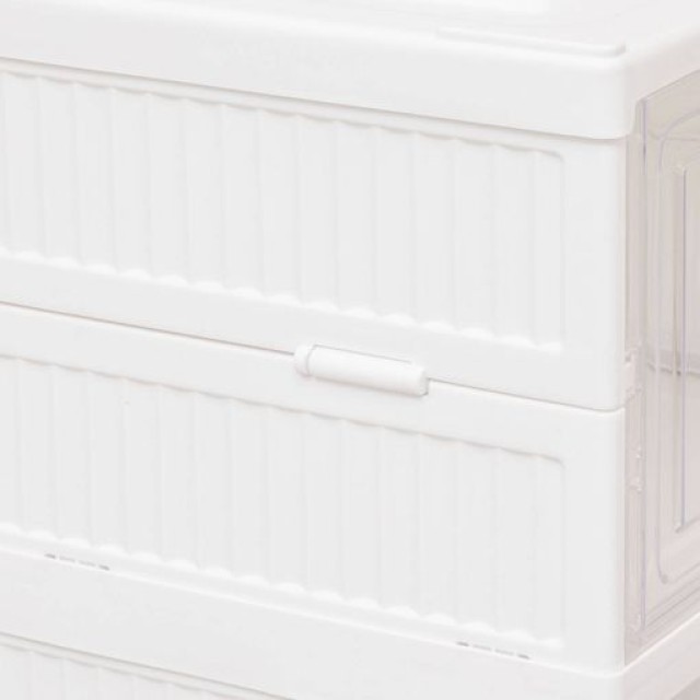 5FIVE Simply smart Πτυσσόμενη Λευκή Παπουτσοθήκη 25.5 x 35.5 x 108 ...