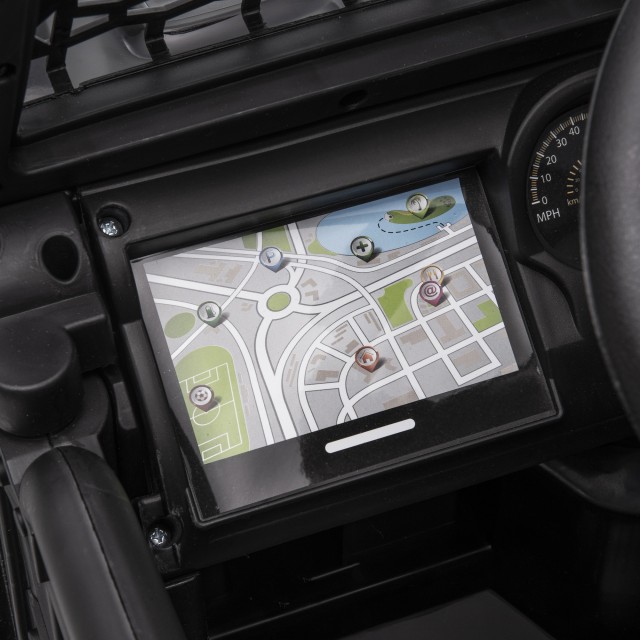 HOMCOM Ηλεκτρικό Αυτοκίνητο για Παιδιά 12V με Τηλεχειριστήριο και Χειροκίνητη Οδήγηση, Μαύρο 370-150V90BK