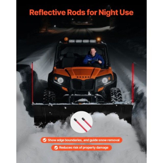 VEVOR Ρυθμιζόμενη Λεπίδα Χιονιού 109/152 cm, Κιτ Εκχιονισμού, Ευκολ... VEVOR Ρυθμιζόμενη Λεπίδα Χιονιού 109/152 cm, Κιτ Εκχιονισμού, Ευκολ...