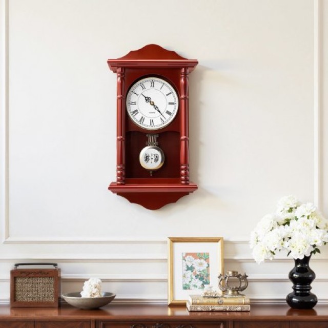 VEVOR Ρολόι Τοίχου Εκκρεμές Grandfather Clock 18 ιντσών με Κίνηση Q...