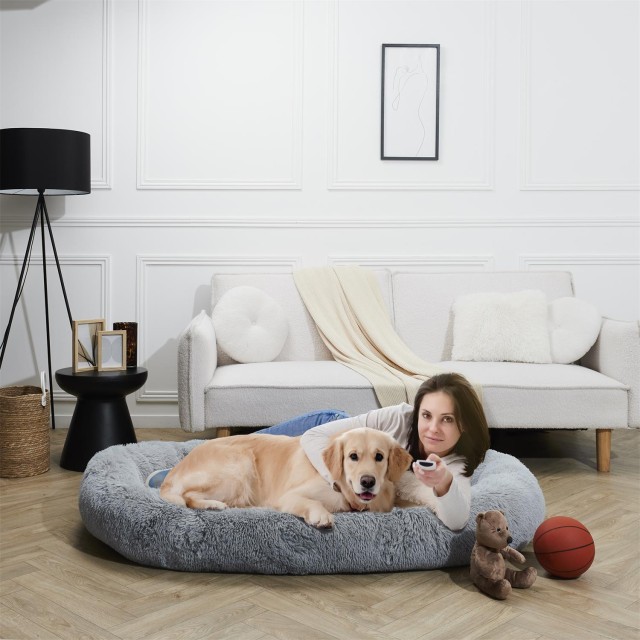 Κρεβάτι Μαξιλάρι για Κατοικίδια XXL 150 x 20 x 80 cm - Γκρι AN00051...