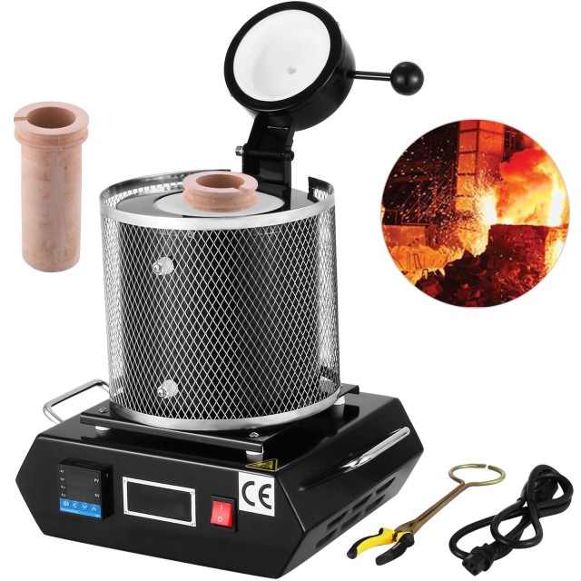 VEVOR Κλίβανος Τήξης Χρυσού 1350W, Μέγ. Θερμοκρασία 1150℃, Εσωτ. Δι... VEVOR Κλίβανος Τήξης Χρυσού 1350W, Μέγ. Θερμοκρασία 1150℃, Εσωτ. Δι...