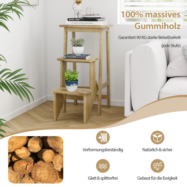 Costway Τρίπατη Σκάλια Αναδιπλούμενη με Περιστρεφόμενα Σκαλιά και Λ... Costway Τρίπατη Σκάλια Αναδιπλούμενη με Περιστρεφόμενα Σκαλιά και Λ...