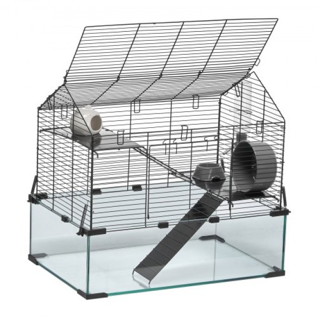 VEVOR Σύρμα Κλουβί Χάμστερ 58cm Τρωκτικά Γερβίλος Μικρά Ζώα Σπίτι JSCSLHS1C202GHYAGV0