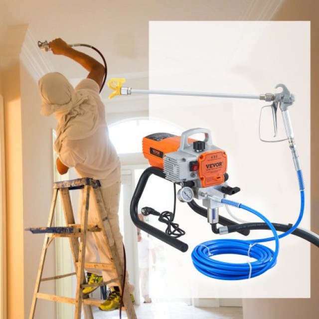 VEVOR Πιστόλι Βαφής Υψηλής Πίεσης 600W για Τοίχους  ZS1500W20LMINDG7WV2