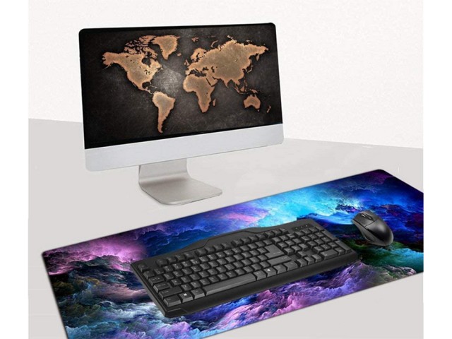 Gaming Mouse Pad XXL με Οπίσθιο LED Φωτισμό RGB – 90x40cm 5907451341780 Verk Group