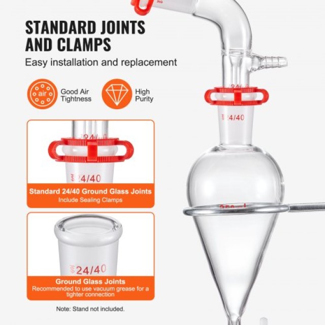 Σετ Αποστακτήρα VEVOR 1000ml με Γυάλινα Σκεύη 29 τεμ.  SYSZLTJJPWW1IZZ32V0
