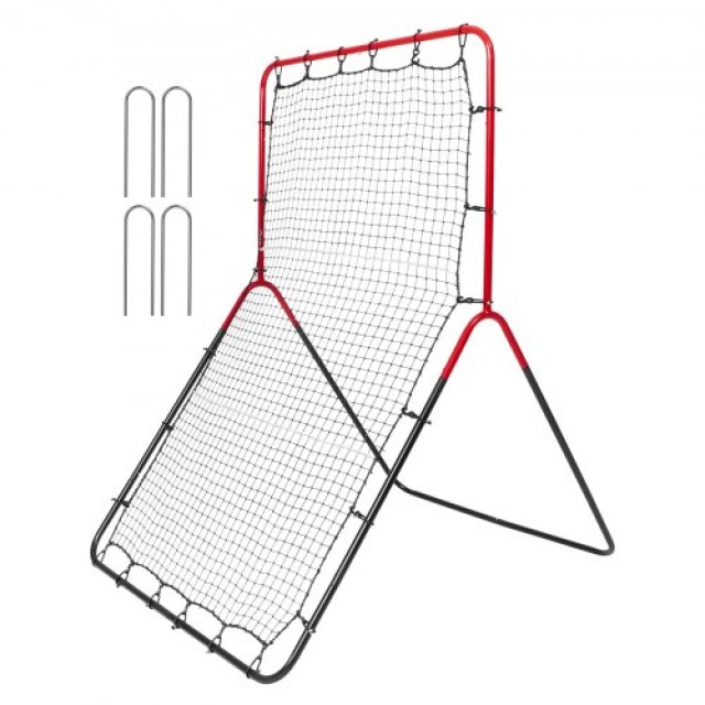 VEVOR Δίχτυ Επιστροφής Μπέιζμπολ & Σόφτμπολ 3x4.5 ft 3-σε-1 Προπονη...