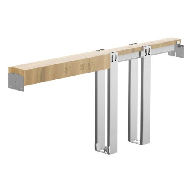 VEVOR Κιτ Συρόμενης Πόρτας για Πόρτες 610-762mm Πλάτος και 2032mm Ύ...