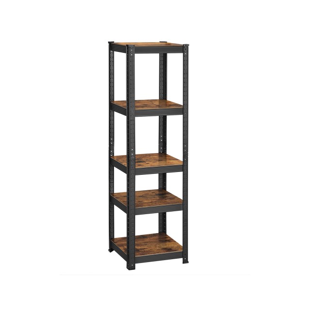 Ράφι SONGMICS, 37x37x150 cm, 400 kg, Ρουστίκ Καφέ/Μαύρο GLR037B01 
