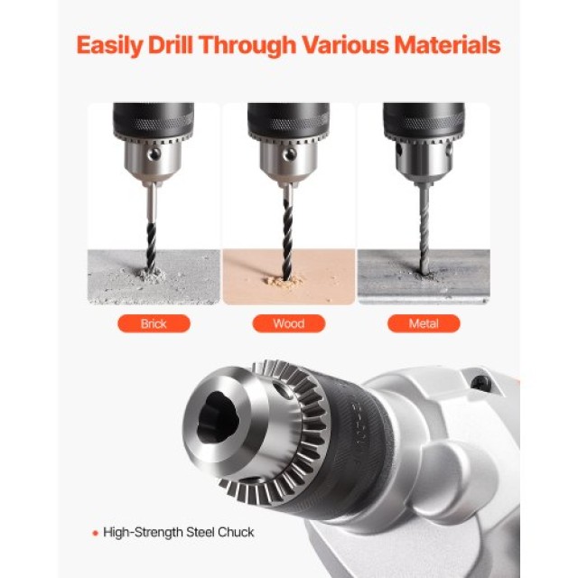 VEVOR Ηλεκτρικό Μίξερ Δραπάνου 1100W 0-850RPM FJZJBJAC1050L9D21001V2