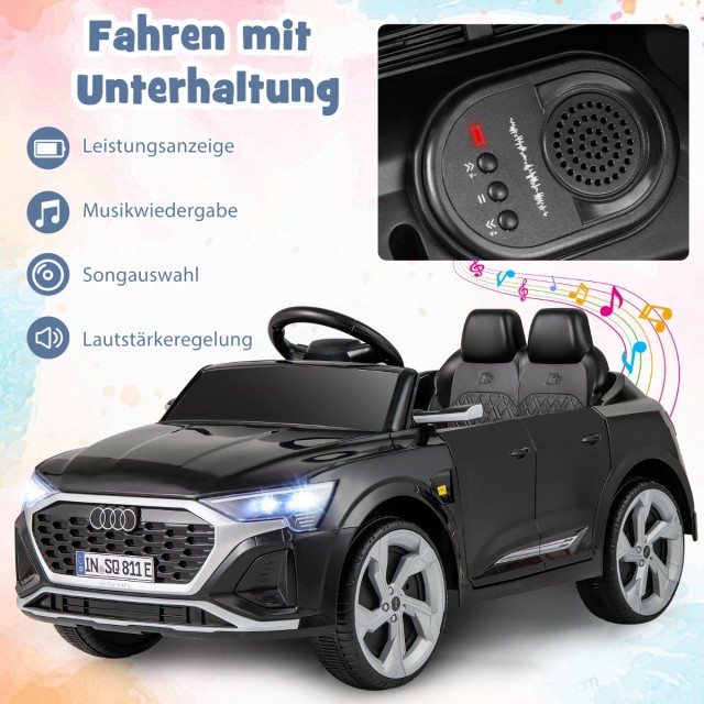Costway Παιδικό Ηλεκτρικό Αυτοκίνητο Audi SQ8 12V με Τηλεχειριστήρι...