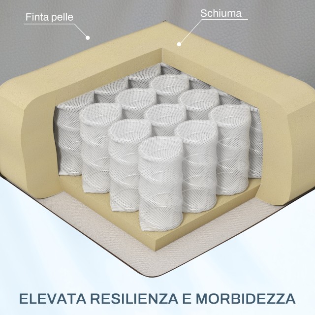 HOMCOM Πολυθρόνα Χαλάρωσης Μασάζ με Τηλεχειριστήριο και 8 Προγράμμα...