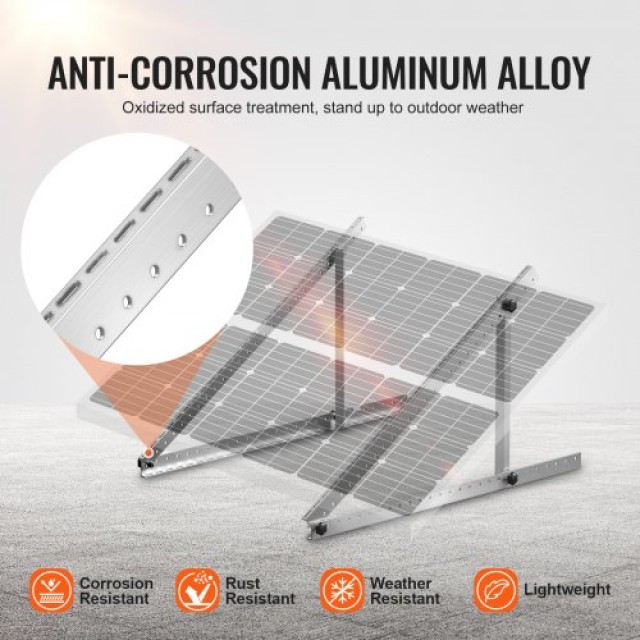 VEVOR  41 Ρυθμιζόμενες Βάσεις Ηλιακών Πάνελ 0-90°  KDJSJJ41IN00A6GZ7V0