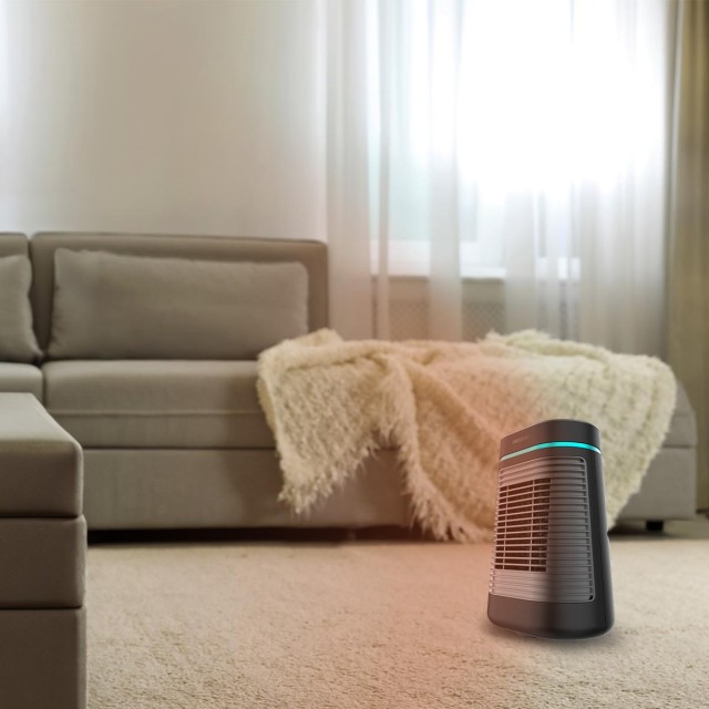 CECOTEC  Κεραμικό Θερμαντικό ReadyWarm 1550 Max με Περιστροφή, 1500W, Ρυθμιζόμενο Θερμοστάτη & 3 Λειτουργίες - Μαύρο  CEC-08290
