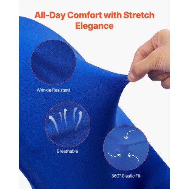 VEVOR 50 Καλύμματα Καρεκλών Μπλε 17.72 x 18.11 x 30.31 ιντσών YTHZL...