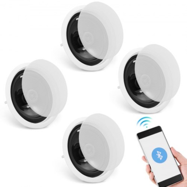 VEVOR 4 Ηχεία Οροφής Bluetooth 6.5 150W Εντοιχισμού DPXDYSQ65YCSYB22LV2