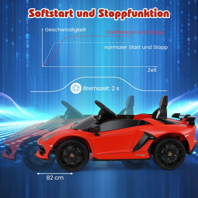 Costway Παιδικό Ηλεκτρικό Αυτοκίνητο Lamborghini με Τηλεχειριστήριο...