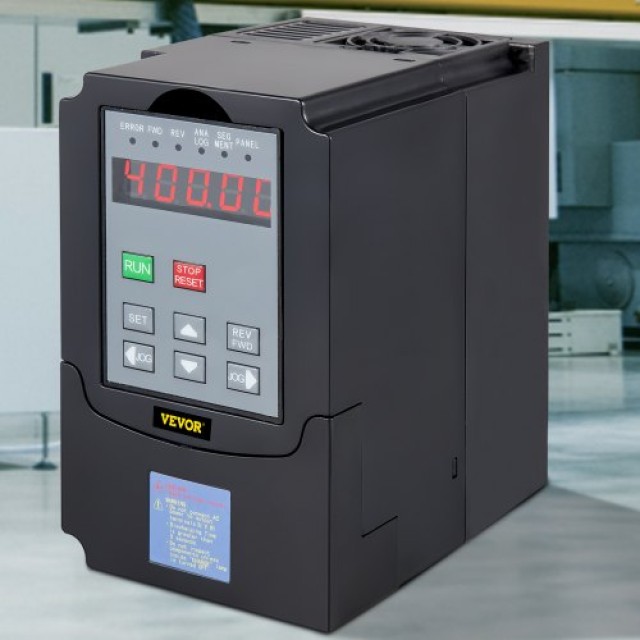 VEVOR 4.0KW 220V VFD Μετατροπέας Συχνότητας για Έλεγχο Ταχύτητας Κι...