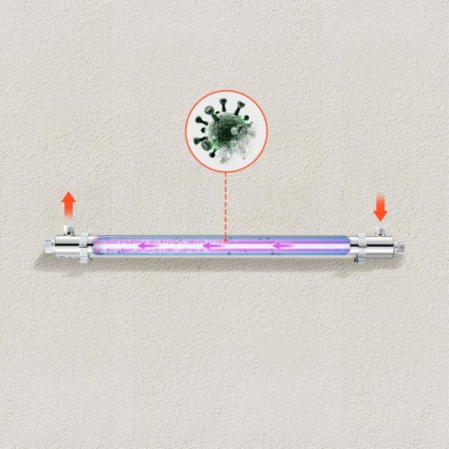 VEVOR Φίλτρο UV Νερού 12GPM 220V 55W SJHXTUV55W12Y82ISV2