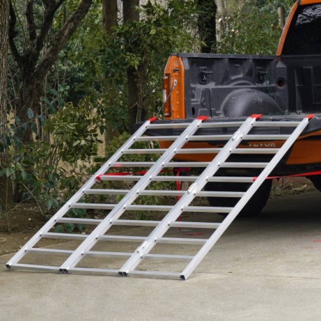 Ράμπα Αλουμινίου VEVOR, 1500 lbs, Τρίπτυχη, 77x54  ZZZ1500775415AK8GV0