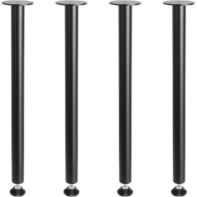 Ρυθμιζόμενα Πόδια Γραφείου VEVOR 711.2MM, Σετ 4 Βαρέως Τύπου, Μαύρα...