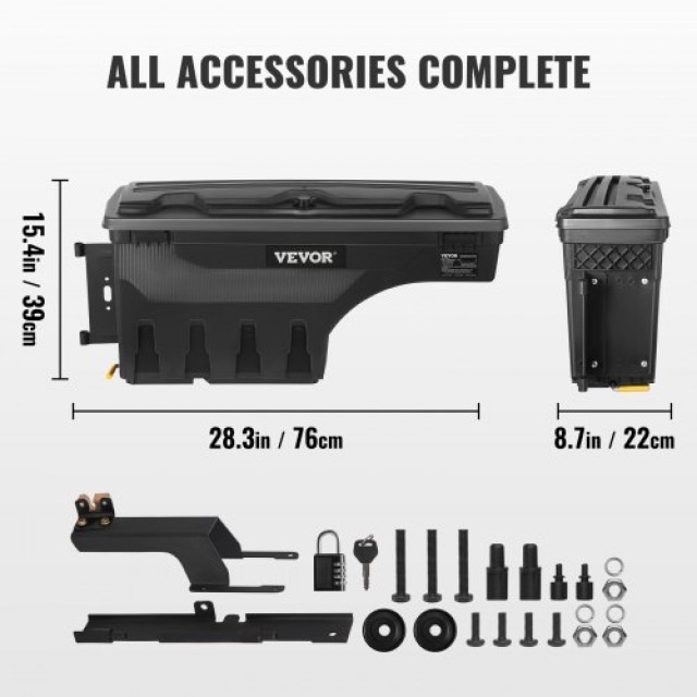 Κουτί Αποθήκευσης VEVOR για Ford F-150 2015-2021, Αριστερή Πλευρά  ...