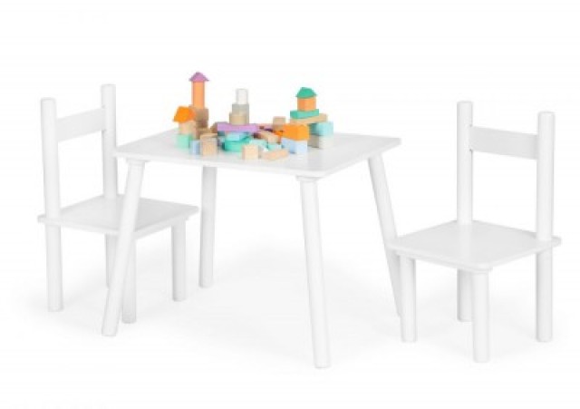 ECOTOYS Σετ παιδικών επίπλων: Τραπέζι, μικρό τραπεζάκι + 2 καρέκλες...