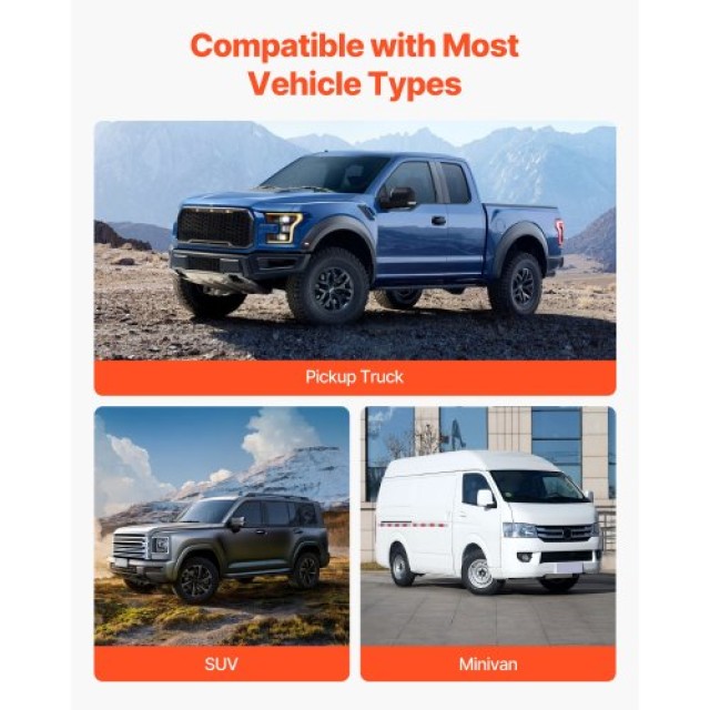 VEVOR Ρυθμιζόμενη Μπάρα Φορτίου από Ανθεκτικό Ατσάλι με Αντιολισθητ...