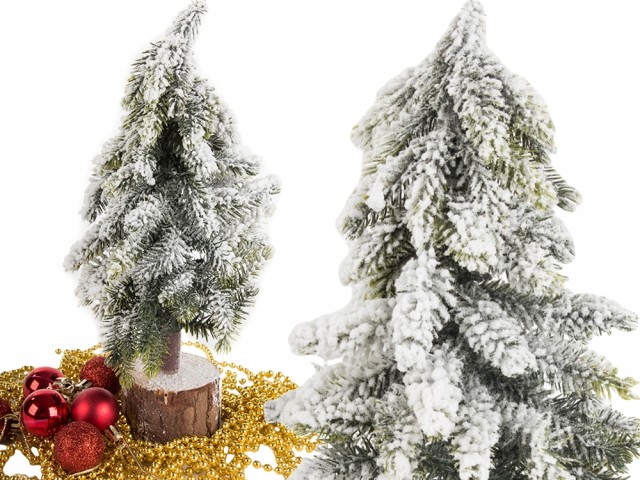 Verk Group Μικρό Τεχνητό Χριστουγεννιάτικο Δέντρο με Χιονισμένα Κλα...