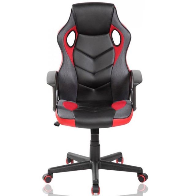 BAKAJI  Καρέκλα Πολυθρόνα Gaming Γραφείου Ρυθμιζόμενη Περιστρεφόμεν...