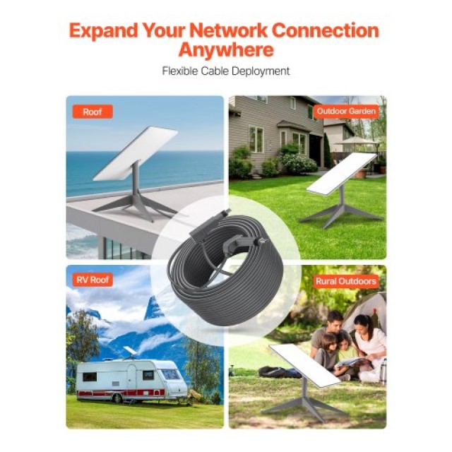 VEVOR Starlink Καλώδιο Επέκτασης Gen 2 75 FT 1200 Mbps XLYZDLGEN226...