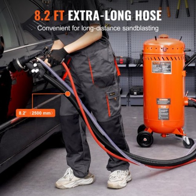 VEVOR  28 Γαλ Σαμποτέρ Άμμου με Σύστημα Κενού 1200W  PSGP286125PSIP...