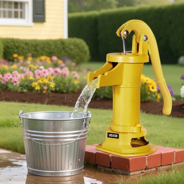 VEVOR Κλασική Αντλία Χειρός από Μαντέμι, Σύνδεση NPT 1-1/4, Μέγιστη... VEVOR Κλασική Αντλία Χειρός από Μαντέμι, Σύνδεση NPT 1-1/4, Μέγιστη...