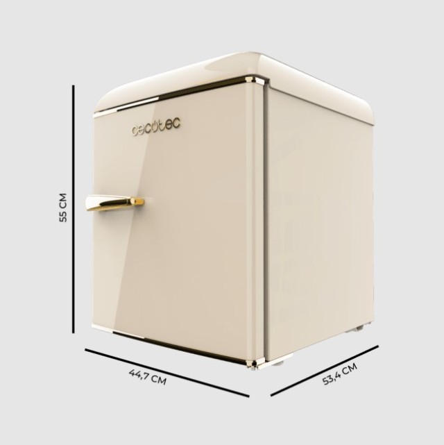Μίνι ψυγείο 45 Lt Bolero CoolMarket TT Origin 45 Beige E Beige 44,7 x 53,4 x 55 cm Cecotec CEC-02129
