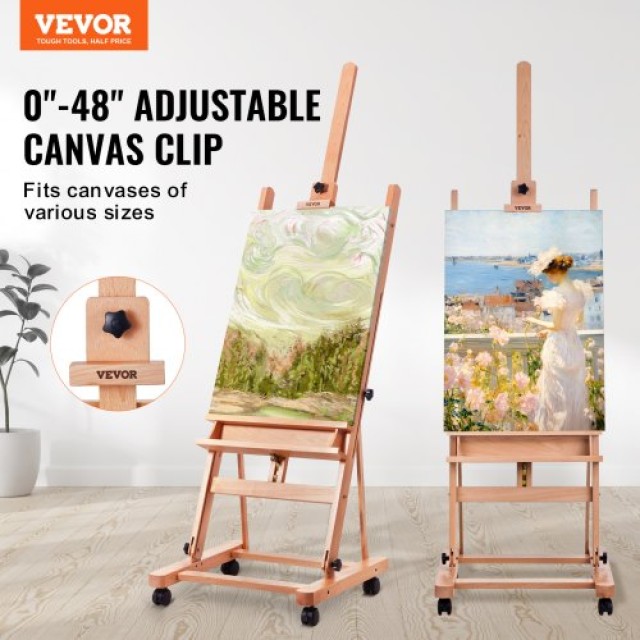VEVOR  Καβαλέτο H-Frame για Καμβά έως 48 από Οξιά  ZJSHJ120140CKPMNZV0
