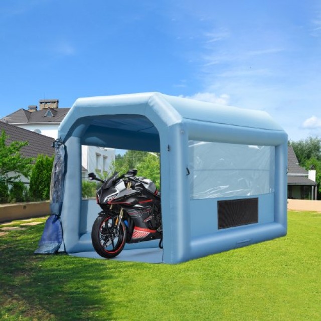 Φουσκωτό Θάλαμο Βαφής VEVOR, 4x3x2.7μ, με Φυσητήρα 750W και Φίλτρο Αέρα  C13109FT3750WIIEBV2