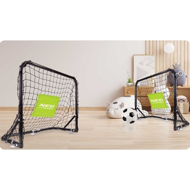 Τέρμα Ποδοσφαίρου 60x45x25cm Σετ 2τμχ NS-461 Neo-Sport