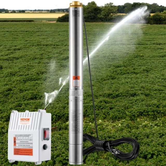 Αντλία Υποβρύχια VEVOR 1500W 9.8 m³/h 108 m Ανοξείδωτη  SJQSBMBWZ22...