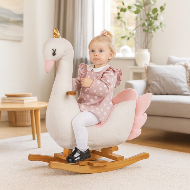 BAKAJI Κούνια Αλογάκι για Παιδιά με Επένδυση από Πλούσιο Βελούδο κα... BAKAJI Κούνια Αλογάκι για Παιδιά με Επένδυση από Πλούσιο Βελούδο κα...