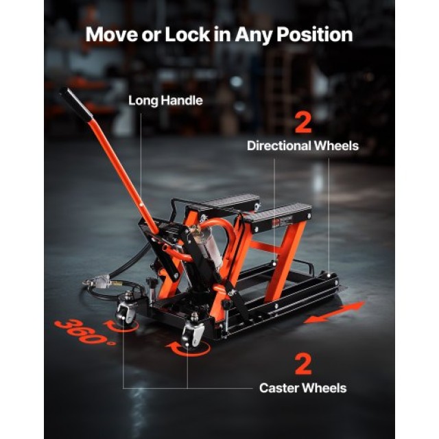 VEVOR Υδραυλικός Ανυψωτήρας Μοτοσικλέτας 1500lbs MTCXXSJJ1500H9RITV0