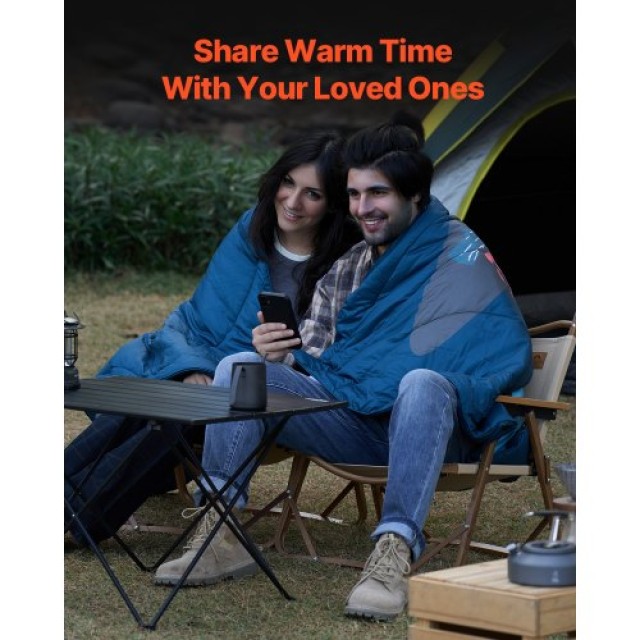 VEVOR  Φορέσιμο Ζεστό Κουβέρτα 75 x 52 Στάδιο Εξωτερικού Χώρου  LYT...