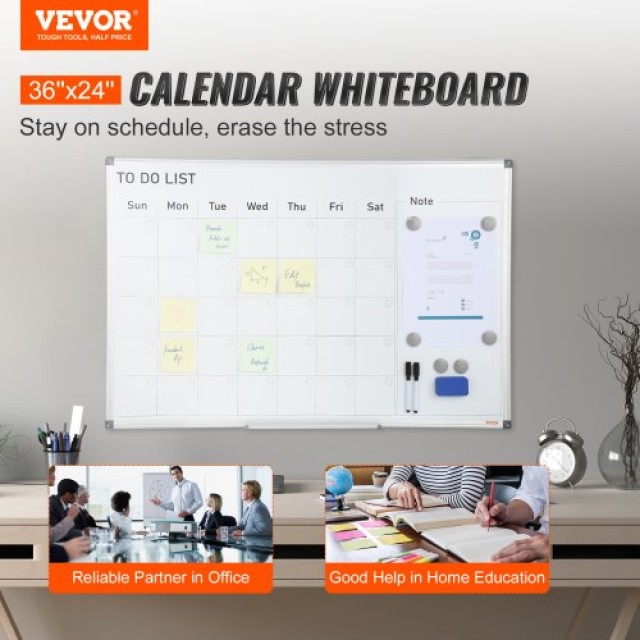 Μαγνητικός Πίνακας Ημερολογίου VEVOR 36x24  BBYCXG3624ABS1776V0
