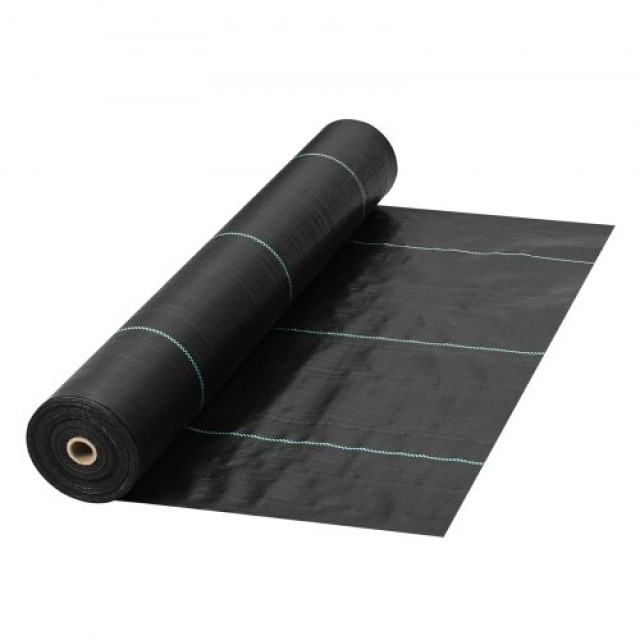 VEVOR Unkrautschutz aus Stoff, 5.8 Unzen, 4 Fuß x 100 Fuß, Schwarz FCBY41005.8OZNQAYV0